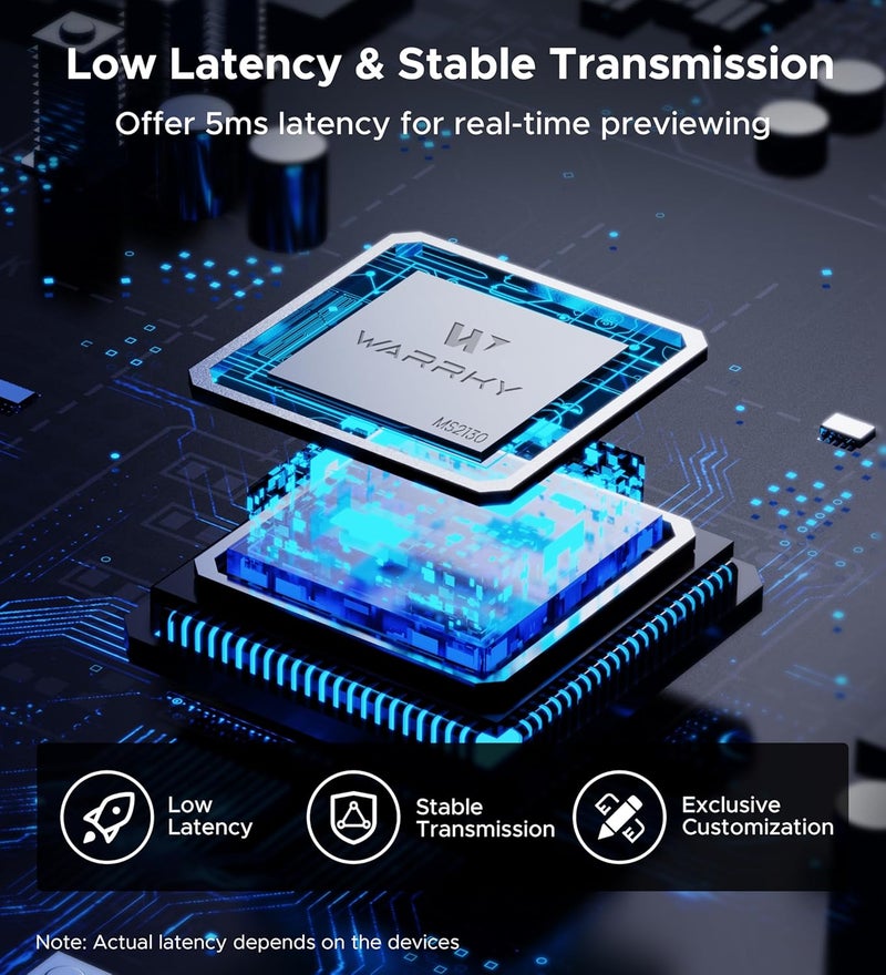 Warrky بطاقة التقاط الفيديو، HDMI إلى USB 3.0 A وجهاز التقاط USB C، إدخال 4K 1080P 60FPS مع زمن انتقال منخفض للبث وتسجيل الألعاب، متوافق مع iPad وQuest 3 وPS5/4 وSwitch2/1 والكاميرا - Image 4